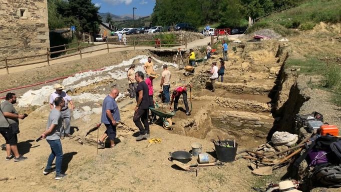 Imatge de les excavacions ahir