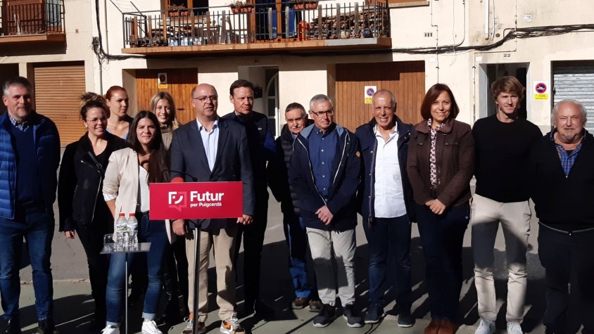 Foto de l'equip de candidatura de "Futur per Puigcerdà"