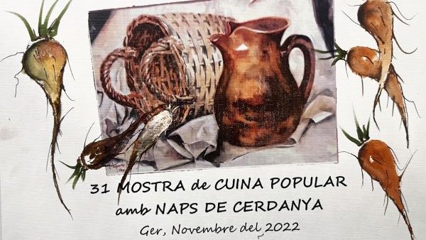 Cartell de la 31 Mostra Gastronòmica del Nap de Cerdanya