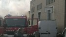 Incendi d'una nau industrial al Polígon de Puigcerdà