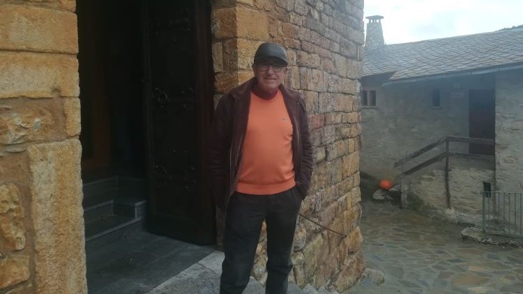 El president de l'Associació Cultural i Cívica de Prullans, Josep Isern