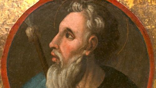 Vista d'una de les tres caixes policrmades