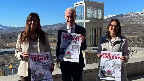 Presentació, aquest matí, de la 26ena edició de la Festa del Trinxat