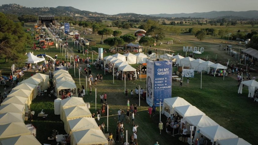 Vista aèria del White Summer