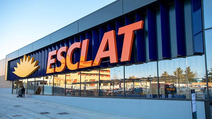 Un supermercat Esclat vist des de fora