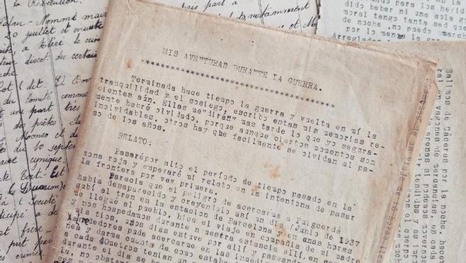 Document d'arxiu personal de la Guerra Civil