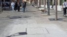 Puigcerdà refà l'entrada a la galeria subterrània del Passeig 10 d'Abril 