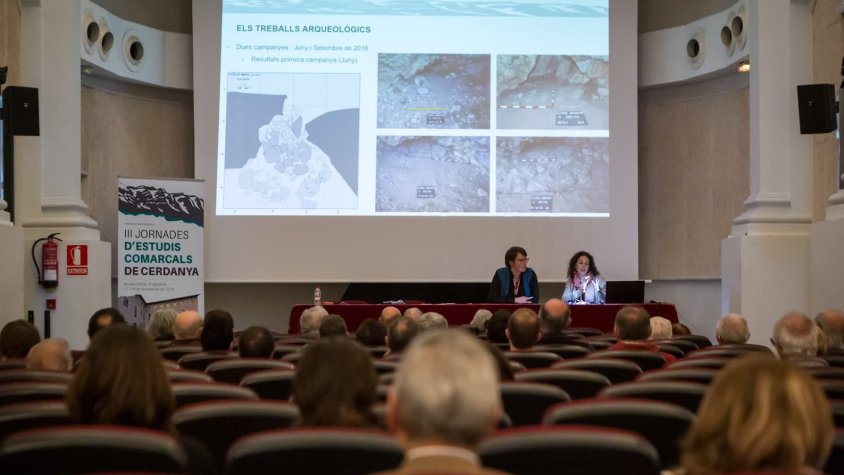 Les jornades d'estudis comarcals, en una imatge d'arxiu