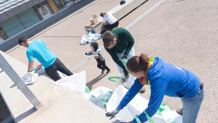 Voluntaris participant en la iniciativa