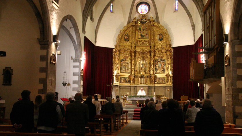Llívia se suma en el projecte Catalonia Sacra amb la visita a l'església de la Mare de Déu dels Àngels