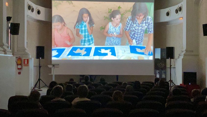 Una de les projeccions del Cerdanya Film Festival