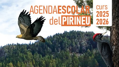 La portada de l'agenda escolar del Pirineu