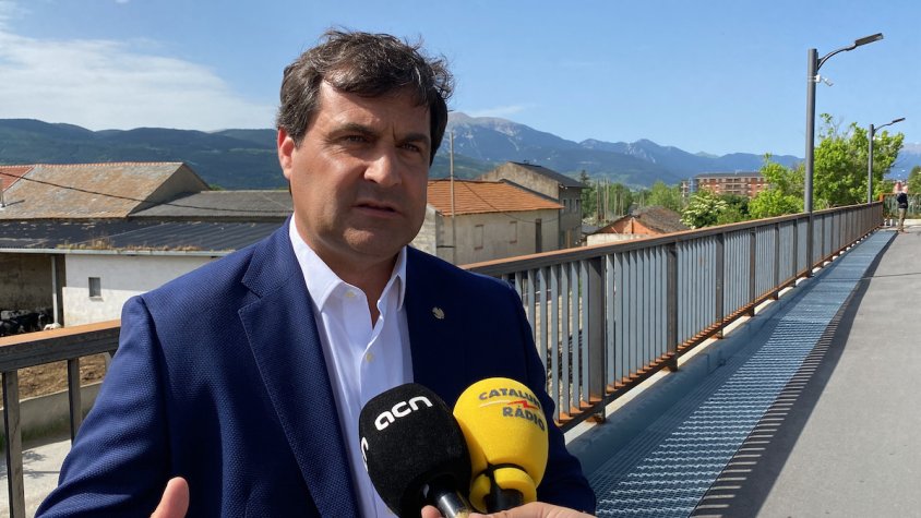 El president del Consell Comarcal de la Cerdanya, Isidre Chia, en una imatge d'arxiu