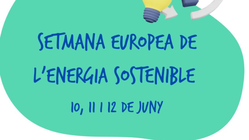 Cartell de la Setmana Europea de l’Energia Sostenible a la Cerdanya