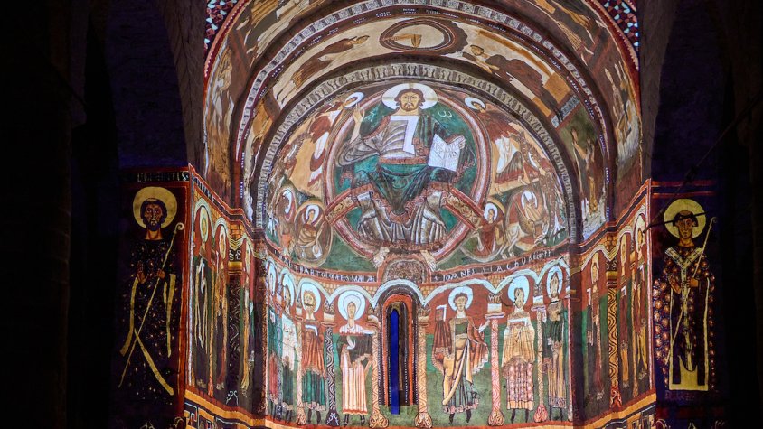 L’experiència artística i audiovisual Lux Mundi es pot veure a Sant Climent de Taüll
