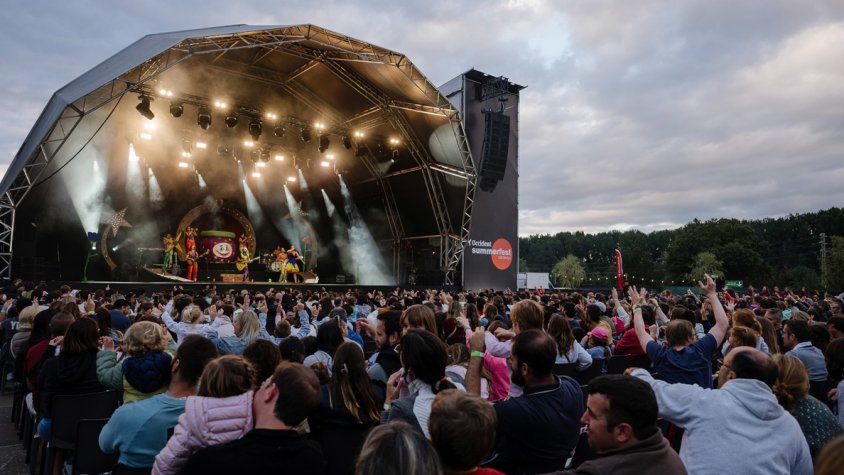 Actuació del grup 'El pot petit' al Occident Summerfest