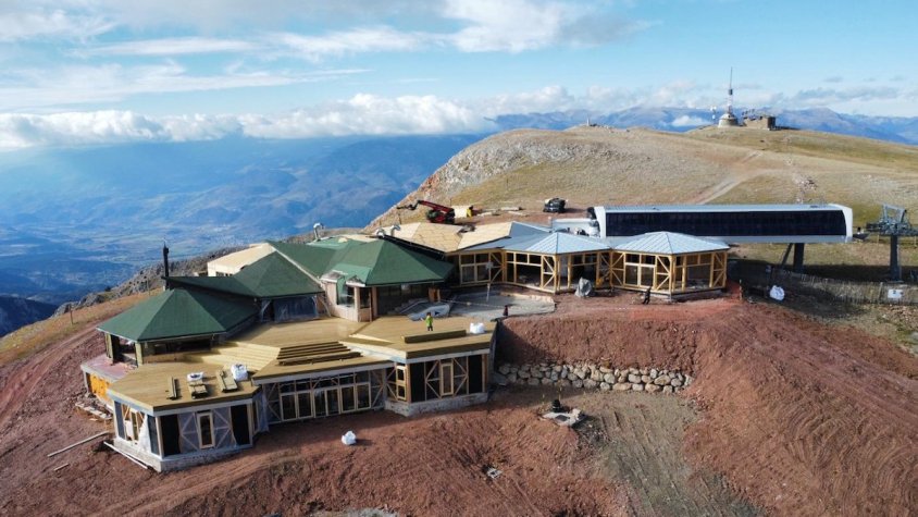 Estat de les obres del Niu de l’Àliga